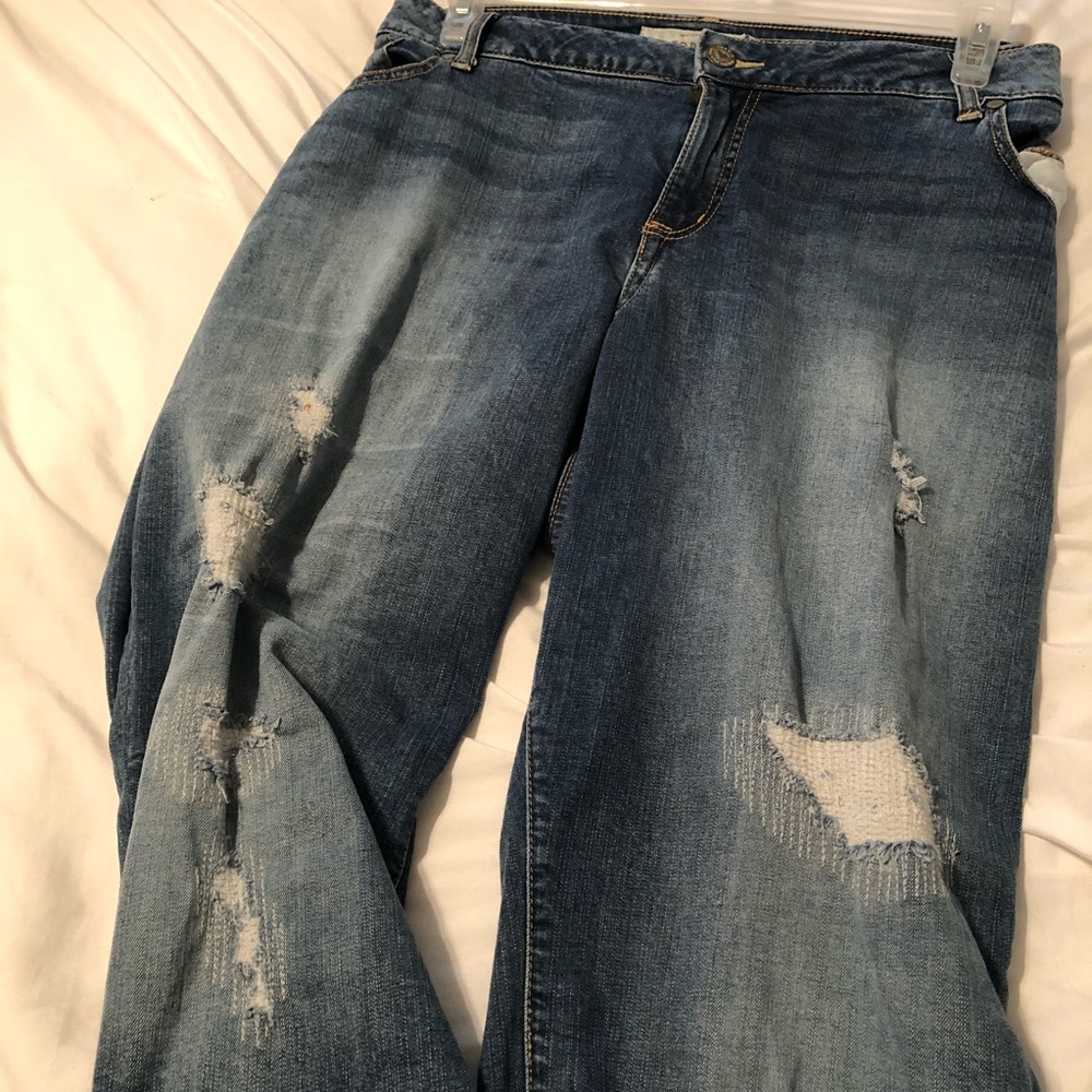 Torrid Boyfriend Distressed Plus Jeans